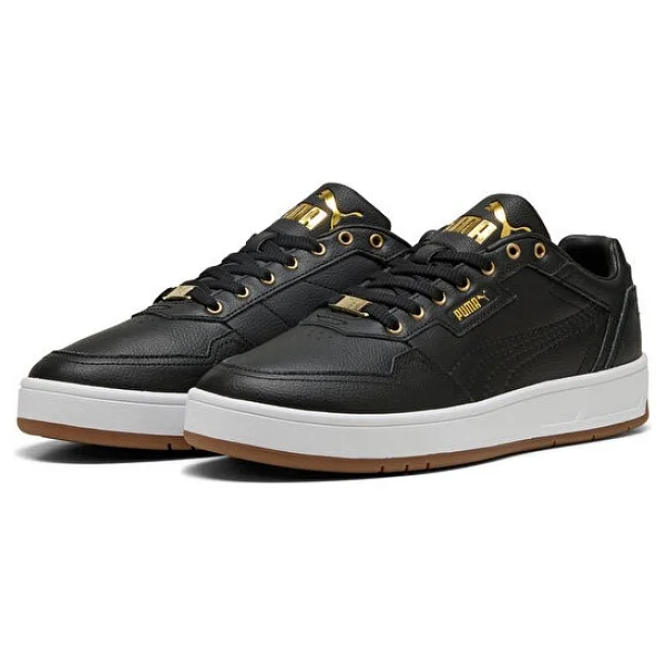 Puma Court Classic Lux 395019-11 Siyah Spor Ayakkabı - Görsel 3
