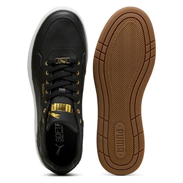 Puma Court Classic Lux 395019-11 Siyah Spor Ayakkabı - Görsel 4