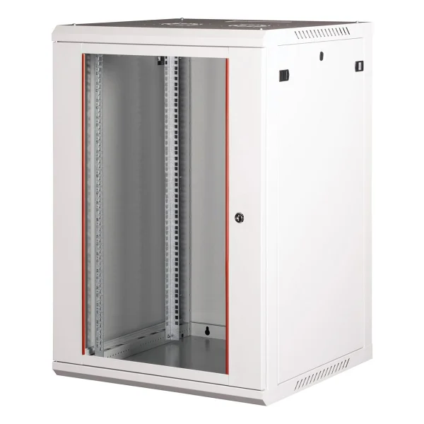 Lande - 18u 19" Duvar Tipi Rack Kabinet Genişlik: 600 Mm Derinlik: 600 Mm Açık Gri - Görsel 2