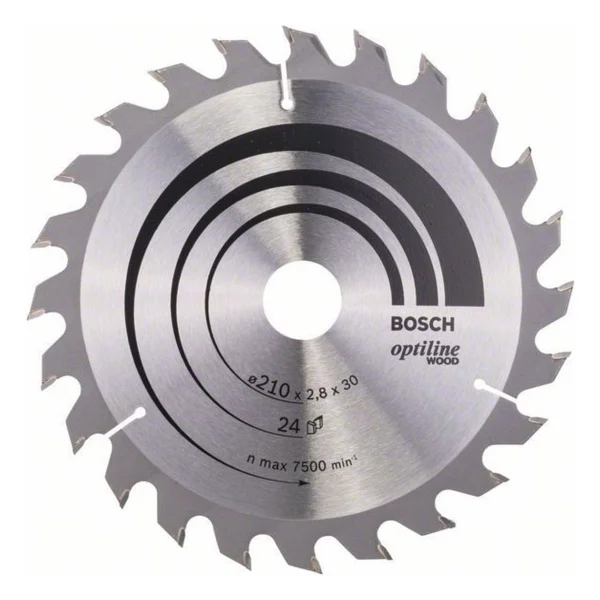 Bosch Optiline Wood 2608640621 210x30 mm 24 Diş Daire Testere Bıçağı - Görsel 3