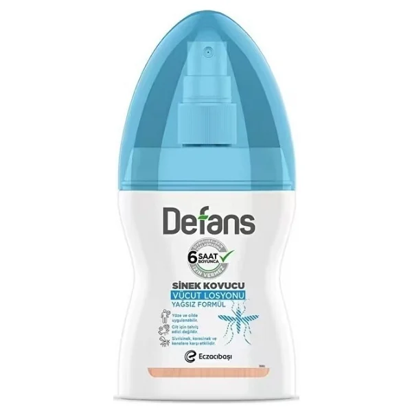 Defans Yağsız Sinek Kovucu Vücut Losyonu 100 ml - Görsel 4
