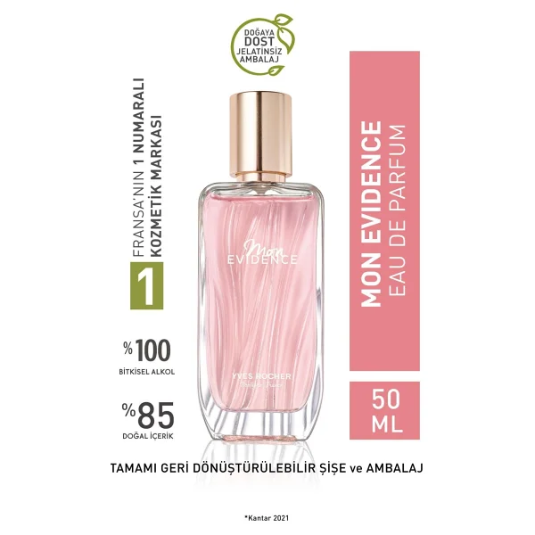 Yves Rocher Mon Evidence EDP 50 ml Kadın Parfüm - Görsel 8