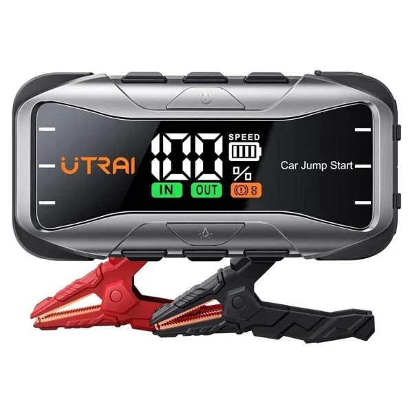 UTRAI Jstar JS10 27000mAh 6000A Bitmiş Akü Çalıştıran Jump Starter Taşınabilir Akü Takviye Cihazı + Taşıma Çantası (Çanta + 65W PD Powerbank + LED Lamba) - Görsel 2