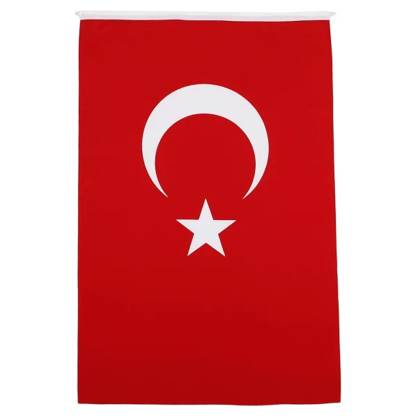 BAYRAKAL Atatürk Posteri ve Türk Bayrağı Kumaş 2'li Takım 150 x 225 cm - Görsel 6