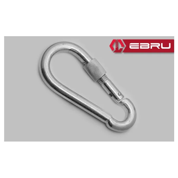 Vidalı Karabina, Kanca, Çengel 12Mm - 10 Adet - Görsel 3