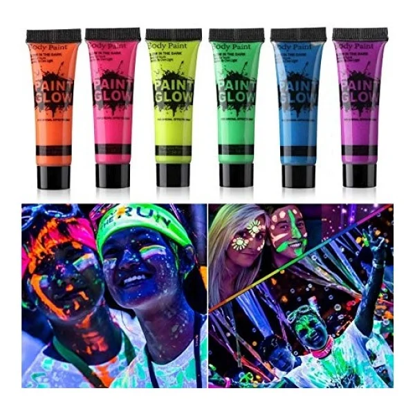 Glow Stick Boya Fosforlu Krem Boya 12 Adet - Görsel 3