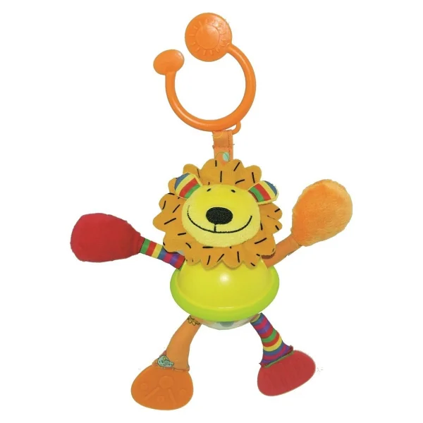 Biba Toys çıngırak Ve Dişlikli Aslan Puset Oyuncağı - Görsel 2