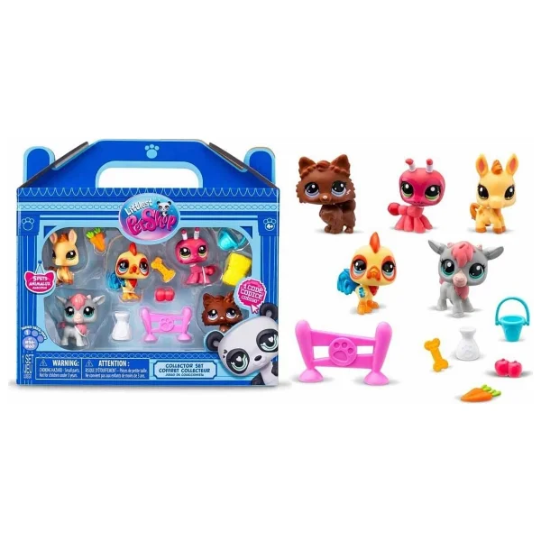 Littlest Pet Shop S1 Minişler Çiftlikte 5'li Figür Seti - Görsel 6