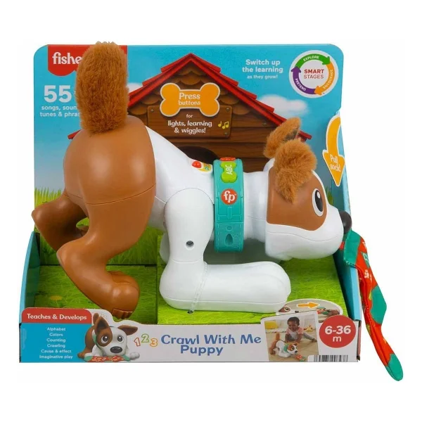 Fisher Price Emeklemeyi ve Saymayı Öğreten Köpekçik HHH13 - Görsel 5