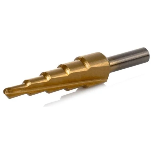 Hss Kademeli Matkap Ucu Panç Sac Delgisi 4-12 mm - Altın - Görsel 5