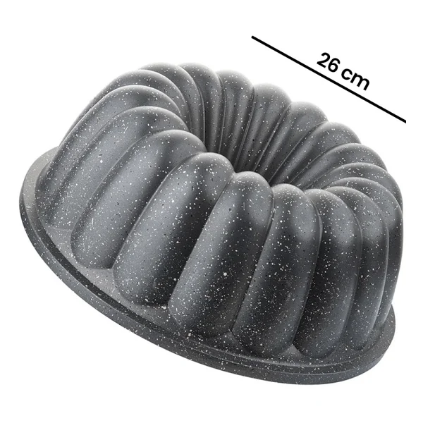 Thermoad Granit Sık Dilimli Kek Kalıbı Gri - Görsel 4