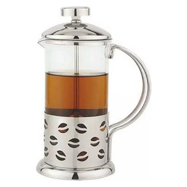 Çelik Kulplu Cam French Press - 350 ml - Görsel 3