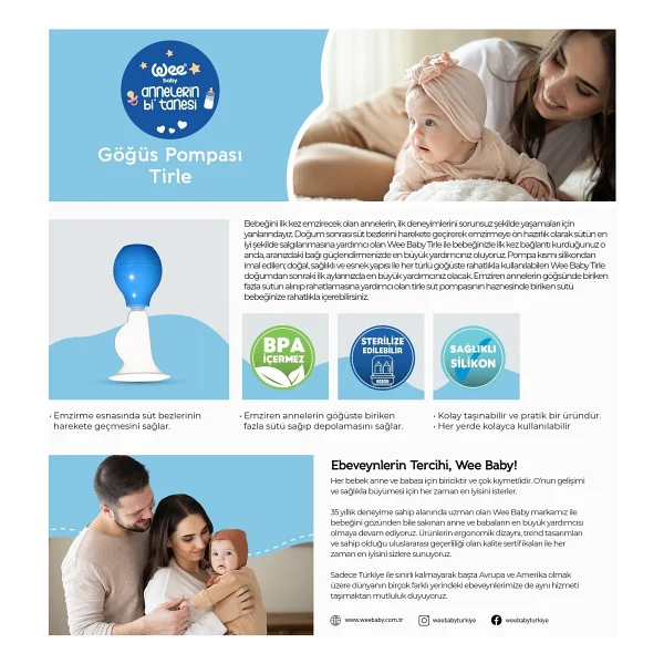 Wee Baby Tirle 902 Göğüs Pompası - Görsel 2