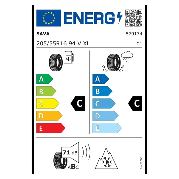 Sava All Weather 205/55 R16 94V XL 4 Mevsim Lastik - 2025 - Görsel 3