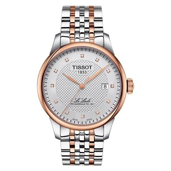 Tissot Le Locle Powermatic 80 T006.407.22.036.01 Çelik Kordon Rose Gold Erkek Kol Saati - Görsel 6