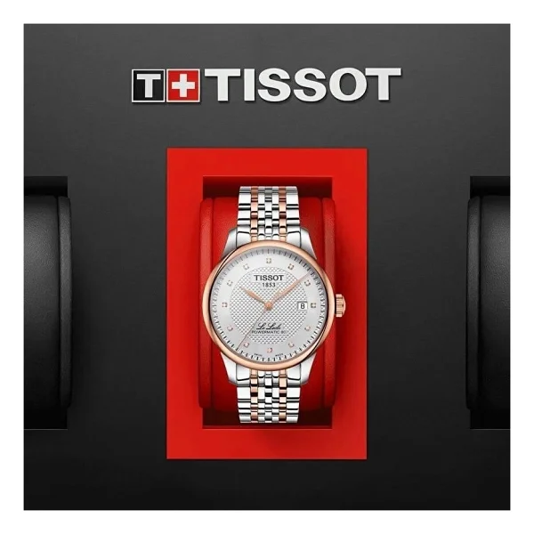 Tissot Le Locle Powermatic 80 T006.407.22.036.01 Çelik Kordon Rose Gold Erkek Kol Saati - Görsel 3