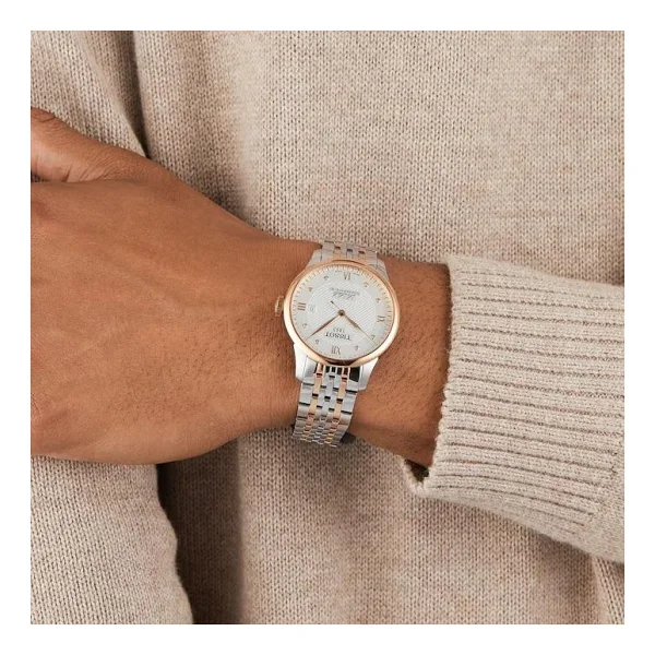 Tissot Le Locle Powermatic 80 T006.407.22.036.01 Çelik Kordon Rose Gold Erkek Kol Saati - Görsel 4