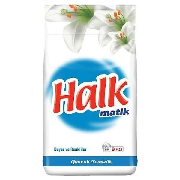 Halk Beyaz ve Renkliler 9 kg Toz Deterjan - Görsel 2