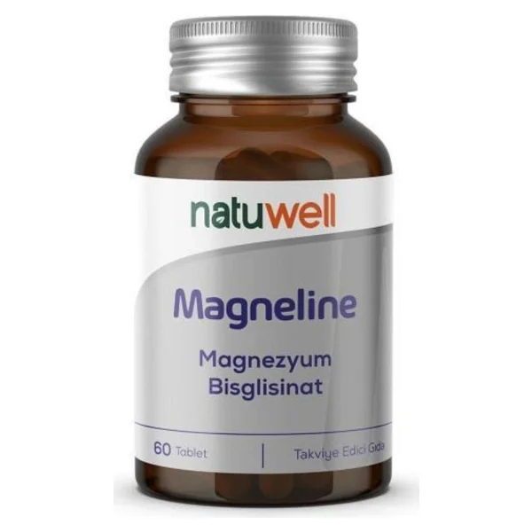 Natuwell Magneline Magnezyum Bisglisinat 60 Tablet - Görsel 7