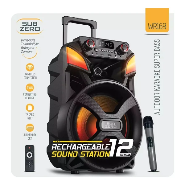 Subzero WR169 Bluetooth Hoparlör - Görsel 2