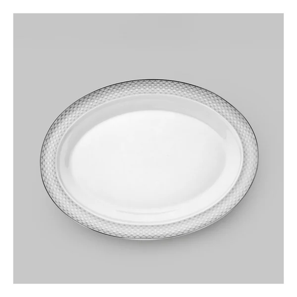 Nehir Camelia Platin 28 Parça 6 Kişilik Porselen Yemek Takımı - Görsel 8