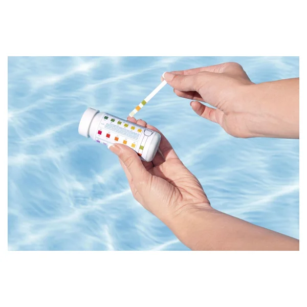 BESTWAY 58142 Havuz & Spa 3 Lü Kimyasal Test Şeridi 50 Lik Paket - Görsel 3