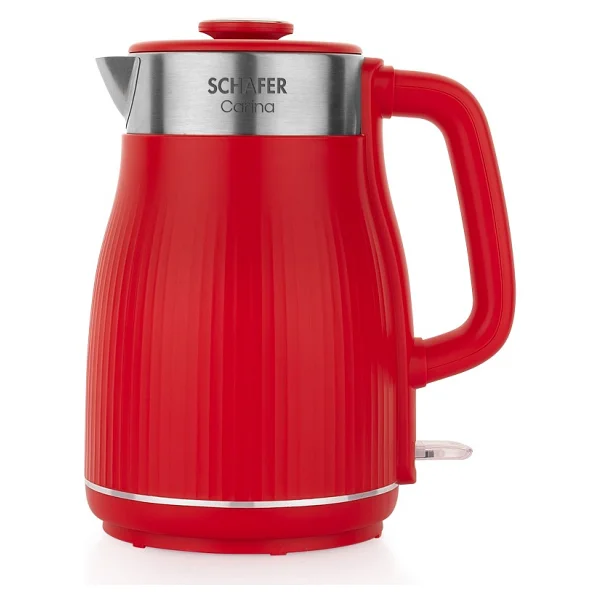 Schafer Carina Kırmızı 1800 W 1.8 lt Kettle - Görsel 4