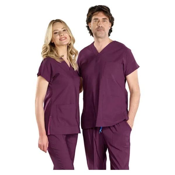 Mürdüm Dr Greys Scrubs (Terikoton/ince Kumaş) T100 - Görsel 6