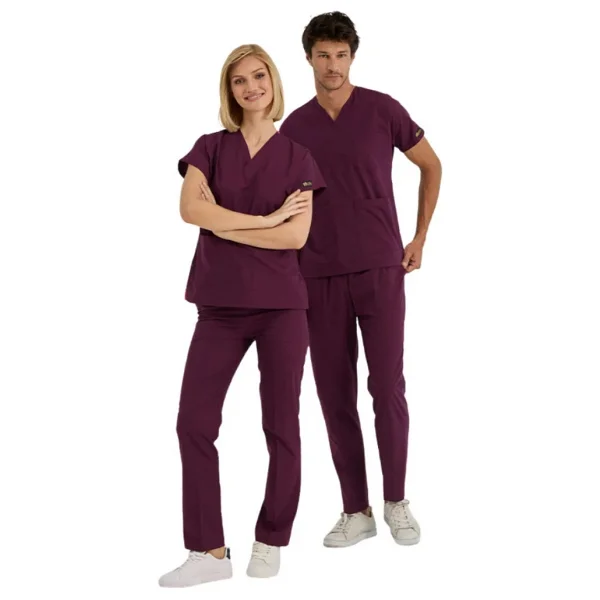 Mürdüm Dr Greys Scrubs (Terikoton/ince Kumaş) T100 - Görsel 2