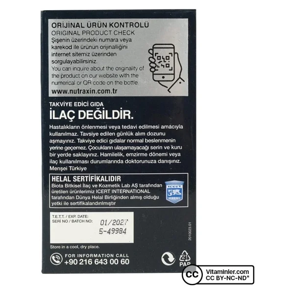 Nutraxin Magnesium Complex + Vitamin B6 60 Tablet 3'lü - Görsel 5