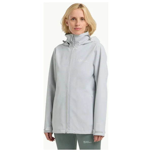 Jack Wolfskin Trailtime 2L A63902 Kapüşonlu Kadın Yağmurluk - Görsel 9