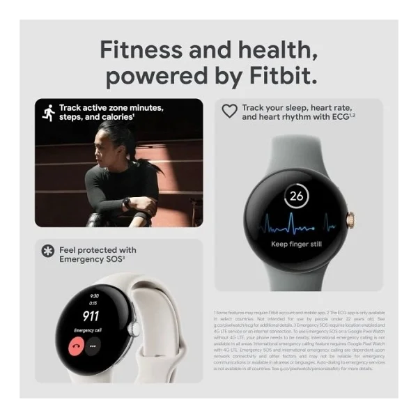 Google Pixel Watch LTE Akıllı Saat - Görsel 3