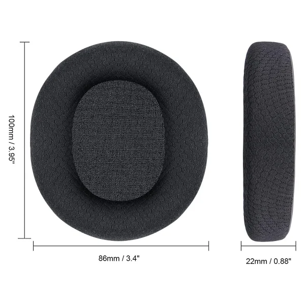 Steelseries Arctis 1/3/5/7/9 Uyumlu Kulak Pedi,yastık Steelseries Arctis1/3/5/7p+/7p/7x+/9x/pro/prime Kulaklık Sungeri, Yastığı Yalıtım Köpük Ped Minder - Siyah - Görsel 2