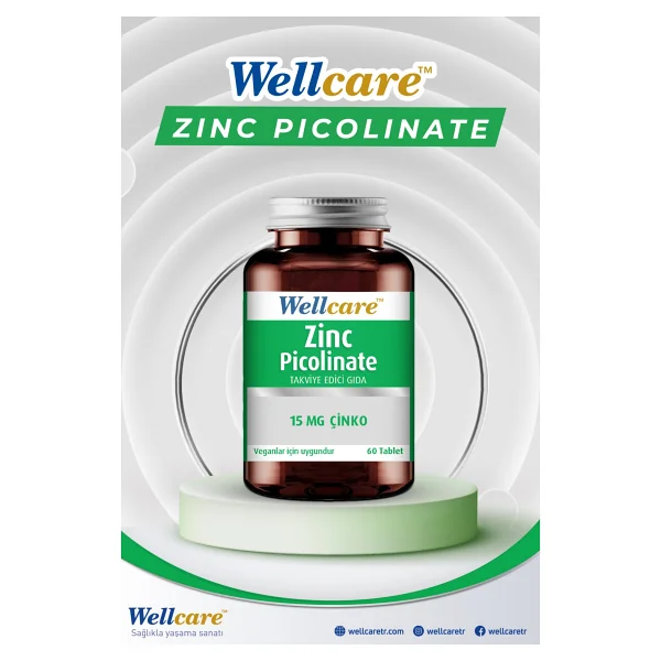 Wellcare Çinko Pikolinat 15 mg 60 Tablet - Görsel 3
