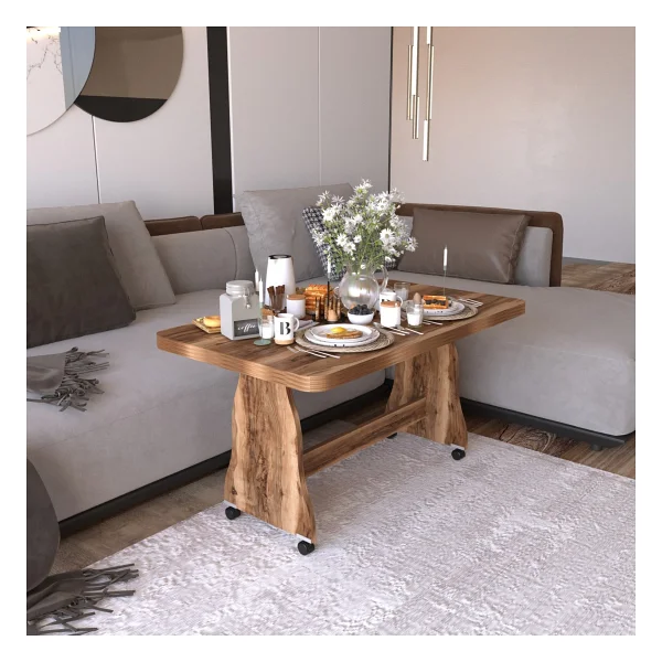 Akte Home Tekerlekli Orta Sehpa Sonomo - Sonomoortasehpa - Görsel 8