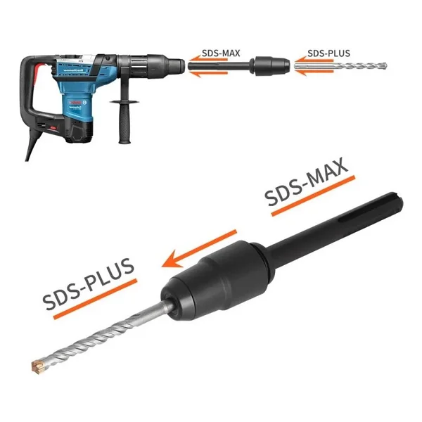 Master 530196 Sds Max / Sds Plus Çevirici Mandren Adaptörü - Görsel 4