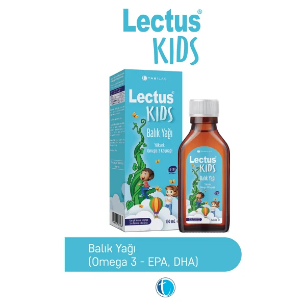Lectus Kids Balık Yağı 150 ml Şurup - Görsel 5