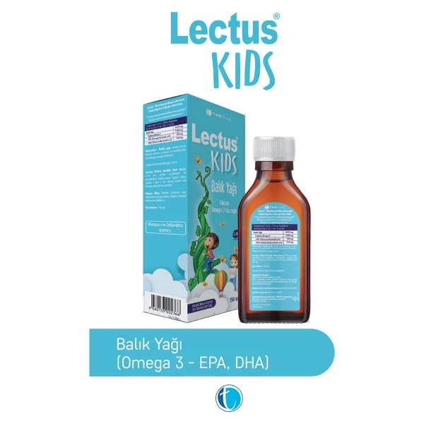 Lectus Kids Balık Yağı 150 ml Şurup - Görsel 6