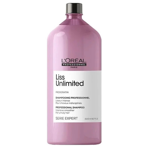 Loreal Professionnel Serie Expert Liss Unlimited Elektriklenme Karşıtı Keratin Şampuan 1500 ml - Görsel 7
