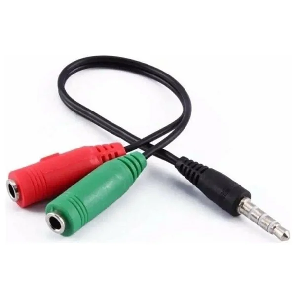 Powermaster PM-2697 3.5mm Mikrofon Hoparlör Ses Kablosu - Görsel 2