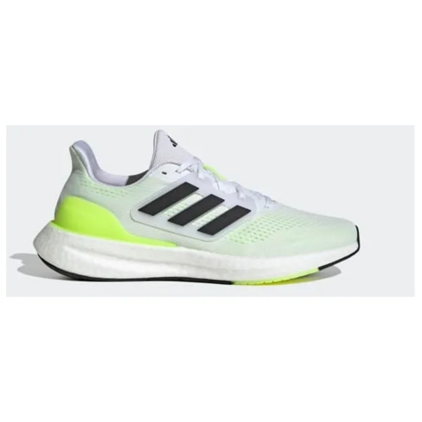 Adidas Pureboost 23 Beyaz-Neon Yeşil Erkek Koşu Ayakkabısı IF2379 - Görsel 6