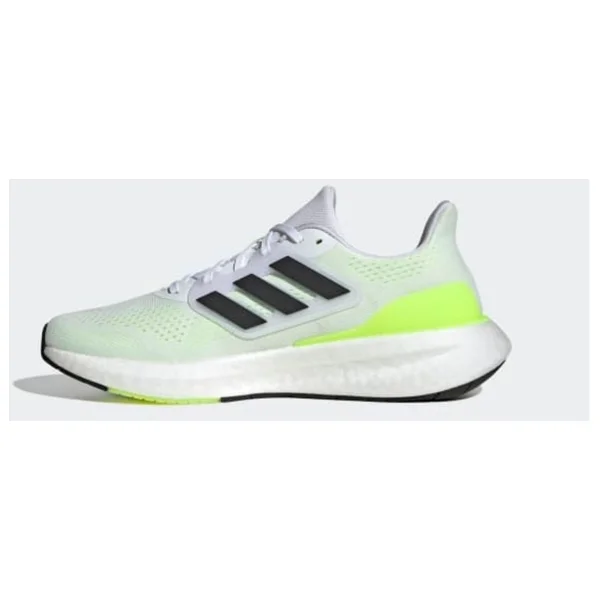 Adidas Pureboost 23 Beyaz-Neon Yeşil Erkek Koşu Ayakkabısı IF2379 - Görsel 2