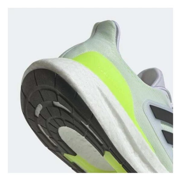 Adidas Pureboost 23 Beyaz-Neon Yeşil Erkek Koşu Ayakkabısı IF2379 - Görsel 5