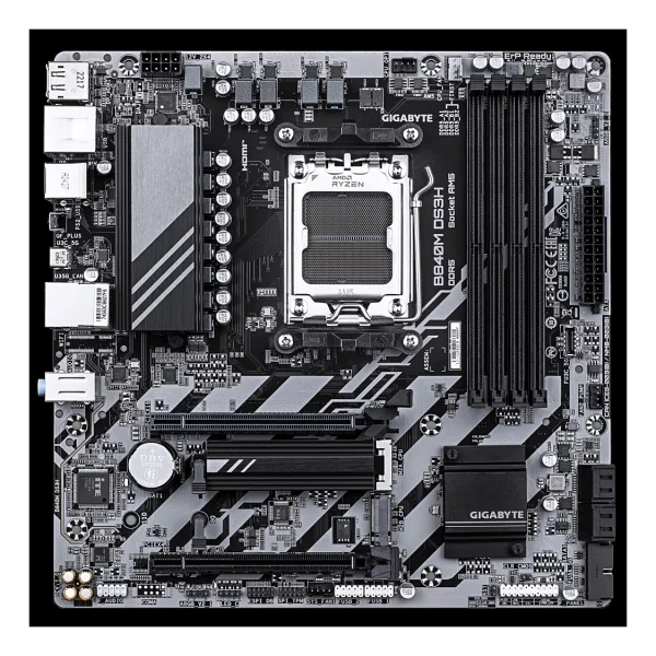 Gigabyte B840M DS3H AMD AM5 DDR5 Micro ATX Anakart - Görsel 2