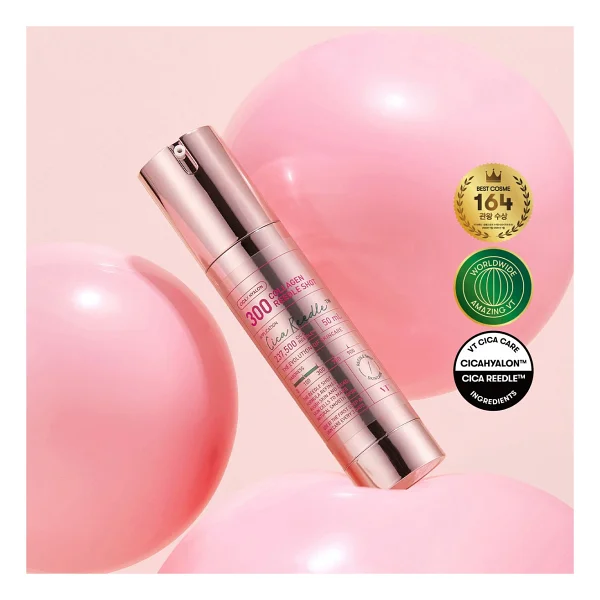 VT Cosmetics Collagen Reedle Shot 300 Sıkılık ve Elastikiyet için 50 ml Yüz Serumu - Görsel 3