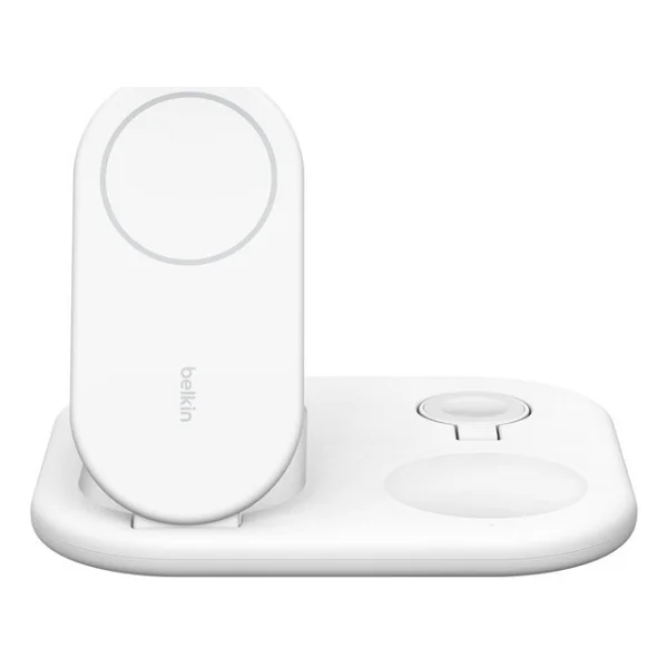 Belkin Qİ2 WIZ029VF Beyaz 3in1 Kablosuz Hızlı Şarj Aleti - Görsel 2