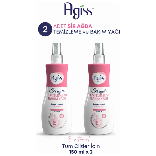 Agiss Sir Ağda Temizleme ve Masaj Yağı 150 ml 2 Adet - Görsel 9
