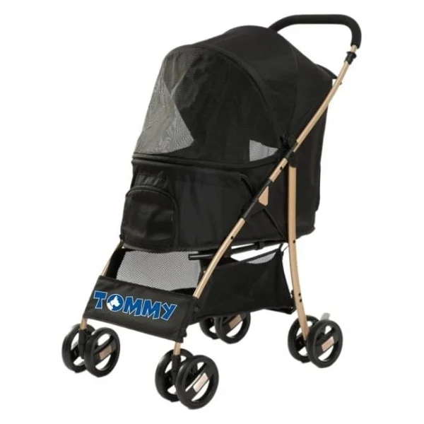 Tommy Evcil Hayvan Arabası Siyah 67x47x98Cm Max 15Kg - Görsel 7