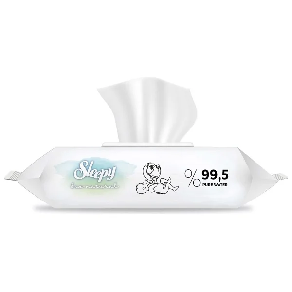 Sleepy Bio Natural 40 Yaprak 9'lu Paket Islak Mendil - Görsel 4