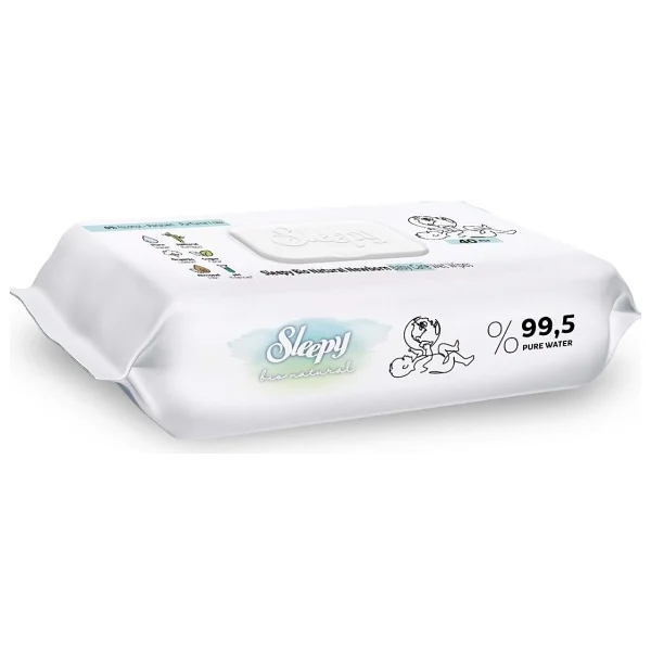 Sleepy Bio Natural 40 Yaprak 9'lu Paket Islak Mendil - Görsel 5